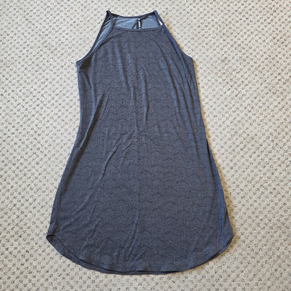 KÜHL Women’s Sleeveless Performance Dress – Blue Geometric